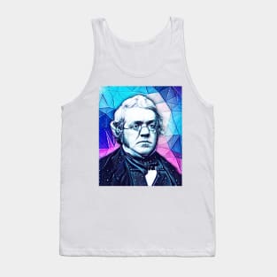 William Makepeace Thackeray Snowy Portrait | William Makepeace Thackeray Artwork 4 Tank Top